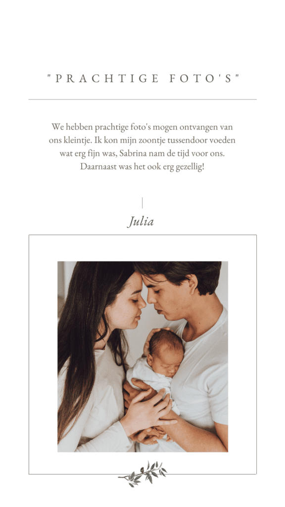 Review newbornshoot Sabrina wennekes fotografie